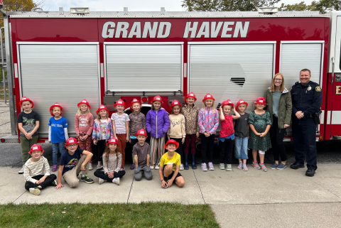 Fire Prevention Day at Grand Haven Christian